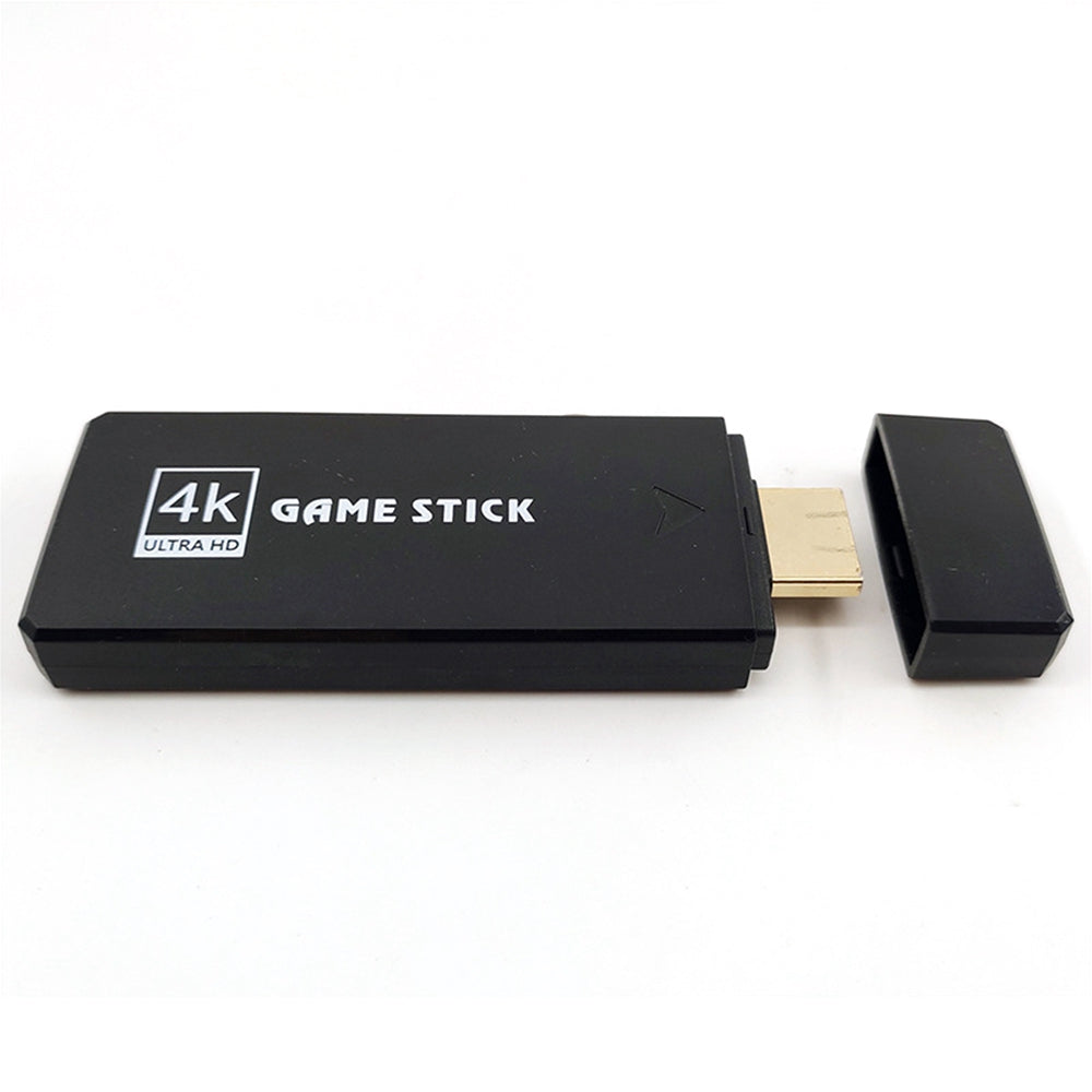 2,4G trådløs spilkonsol 4K Ultra HD 4G Game Stick bærbar 2-controllere TV-spiller med 3000 spil 2,4G trådløs spilkonsol 4K Ultra HD 4G Game Stick bærbar 2-controllere TV-spiller med 3000 spil